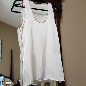 Silk sleeveless blouse